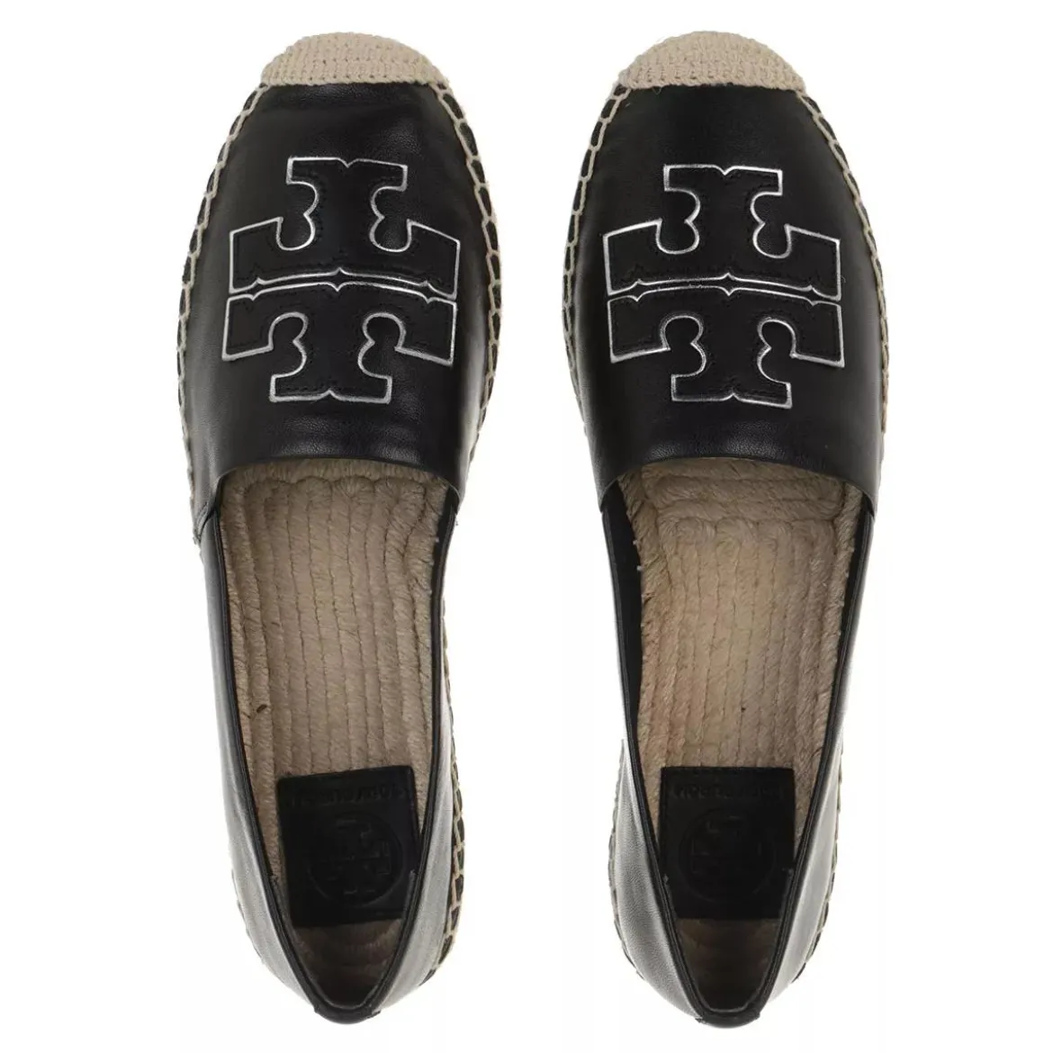 Tory Burch Ines Espadrille Perfect Black / Perfect Black / Silver Espadrilles