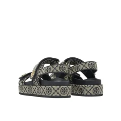 Tory Burch Kira Sport Sandals With Adjustable Straps Grey Sandalen