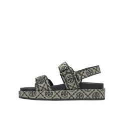 Tory Burch Kira Sport Sandals With Adjustable Straps Grey Sandalen