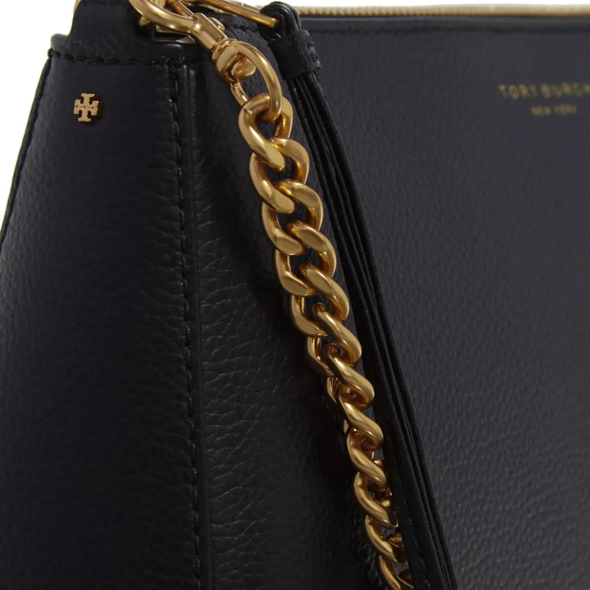 Tory Burch Perry Shoulder Bag Black Schultertasche