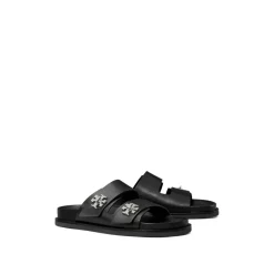 Tory Burch T Lock Sport Slide Perfect Black Sandalen