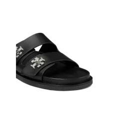 Tory Burch T Lock Sport Slide Perfect Black Sandalen