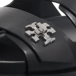 Tory Burch T Lock Sport Slide Perfect Black Sandalen