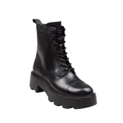Tory Burch T Monogram Lug Ankle Boot 65Mm Perfect Black Stiefel