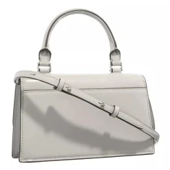 Tory Burch Trend Spazzolato Mini Top-Handle Bag Cloud Gray Satchel