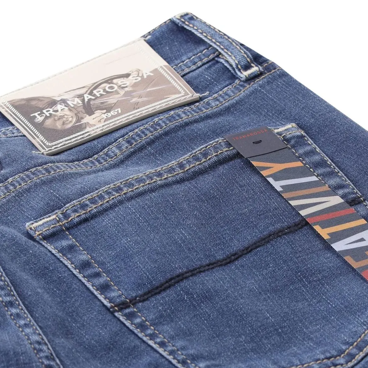 Tramarossa Slim-Fit Jeans Michelangelo blau Slim-Fit-Jeans