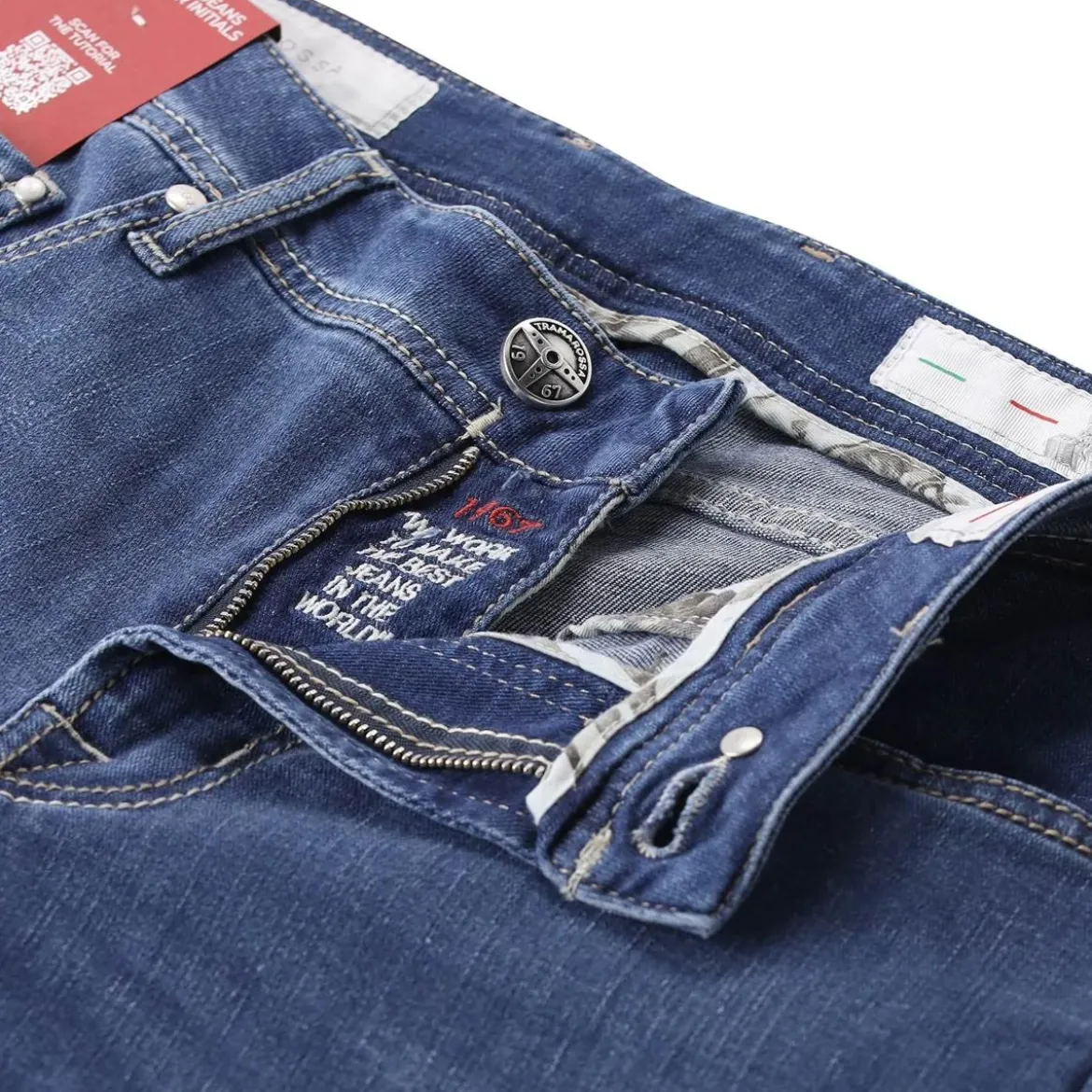 Tramarossa Slim-Fit Jeans Michelangelo blau Slim-Fit-Jeans