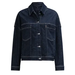 True Religion AMBER JACKET RAW dunkel-blau Jeansjacke
