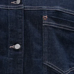 True Religion AMBER JACKET RAW dunkel-blau Jeansjacke