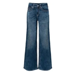 True Religion - Baggy Jeans- Lockere Passform- Dunkle Waschung blau Jeans
