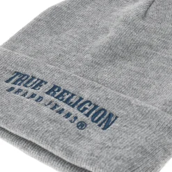 True Religion Beanie grau Hut