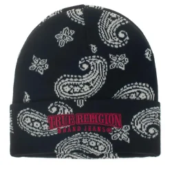 True Religion Beanie PAISLEY schwarz Hut