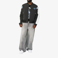 True Religion - Chopper Jacke- Gestickte und bedruckte Logos-multicolor Daunenjacke