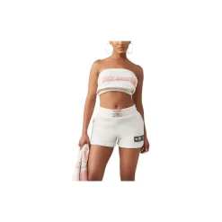 True Religion - Elastischer Bund- Weiche Haptik- Umgeschlagend hellbeige Shorts