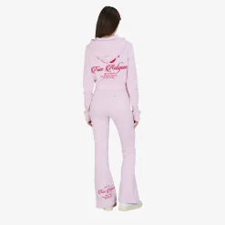 True Religion Flare Sweatpants rosa Jogginghose