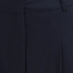 True Religion - Gerades Bein- Buntfalte- Bügelfalte- Unifarbe blau Hose