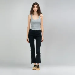 True Religion HALLE KICK FLARE schwarz Jeans