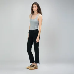 True Religion HALLE KICK FLARE schwarz Jeans
