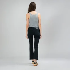 True Religion HALLE KICK FLARE schwarz Jeans