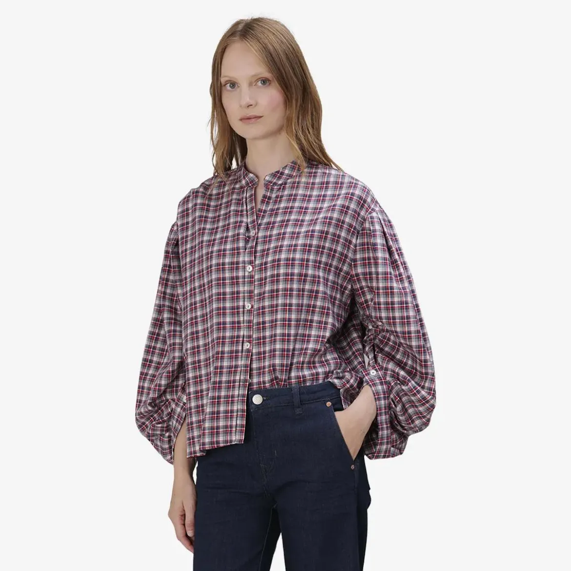True Religion Hemdbluse VICKY rot Bluse