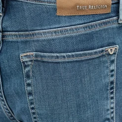 True Religion - Hohe Leibhöhe- Weites Bein- 5-Pocket-Style- Z blau Jeans