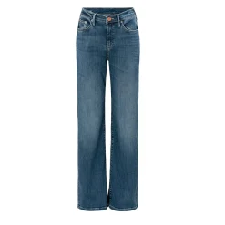 True Religion - Hohe Leibhöhe- Weites Bein- 5-Pocket-Style- Z blau Jeans