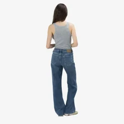 True Religion - Hohe Leibhöhe- Weites Bein- 5-Pocket-Style- Z blau Jeans