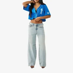True Religion Jeans BARINA BAGGY hell-blau Jeans