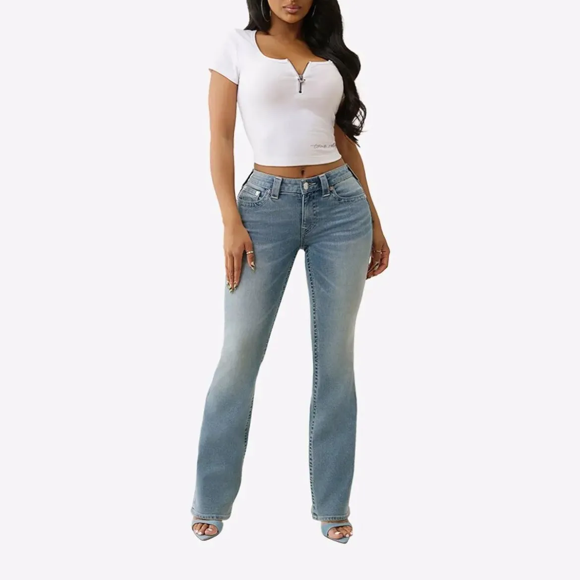 True Religion Jeans BECCA BOOT CUT blau Jeans