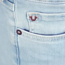 True Religion Jeans HALLE Crop Slit blau Jeans