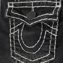 True Religion Jeansjacke schwarz Jeansjacke