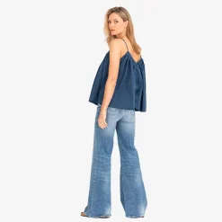 True Religion Jeans MIJA Flared blau Ausgestellte Jeans