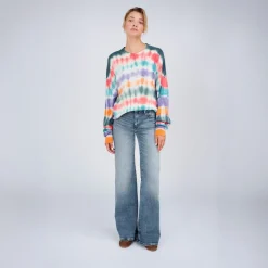 True Religion Jeans MIJA Flared blau Ausgestellte Jeans