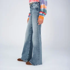True Religion Jeans MIJA Flared blau Ausgestellte Jeans