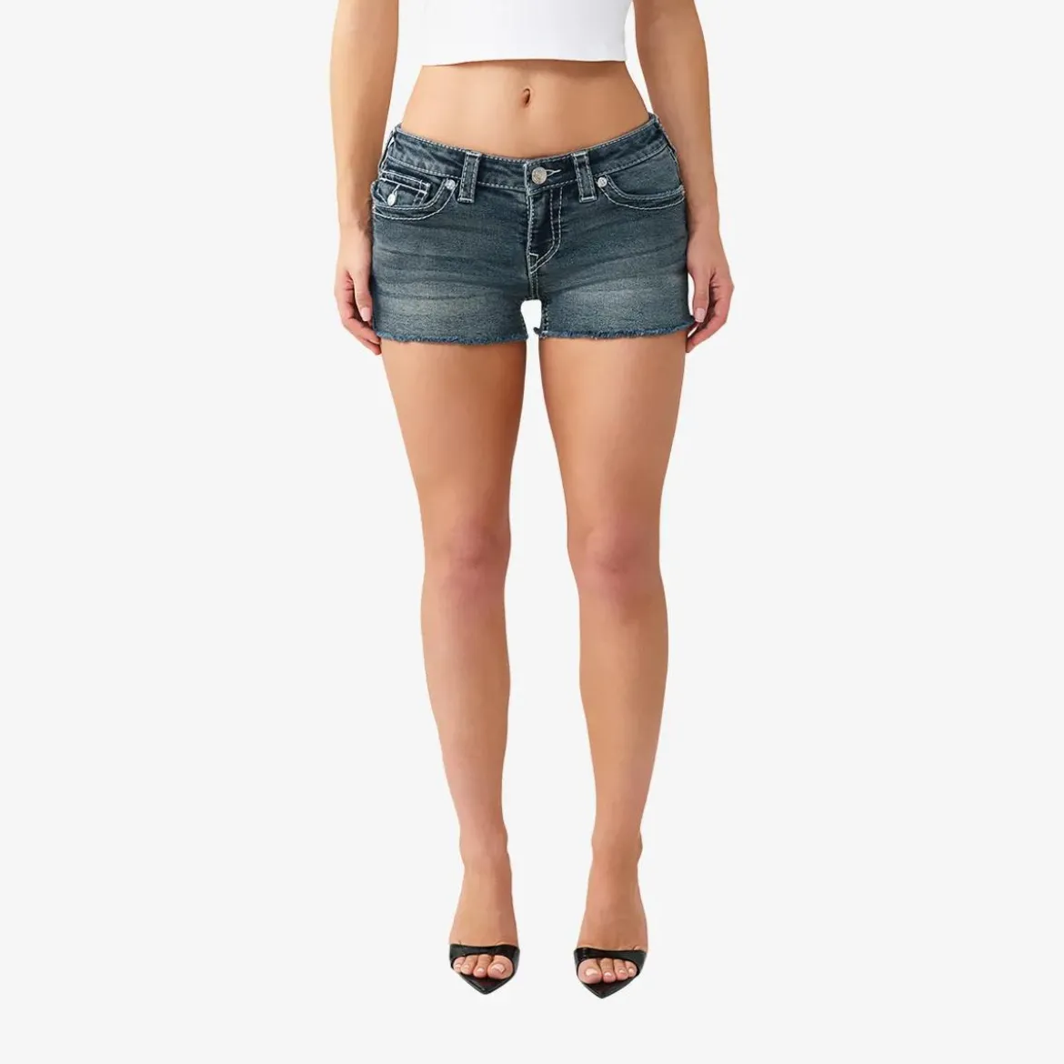 True Religion Jeansshorts JOEY schwarz Jeansshorts