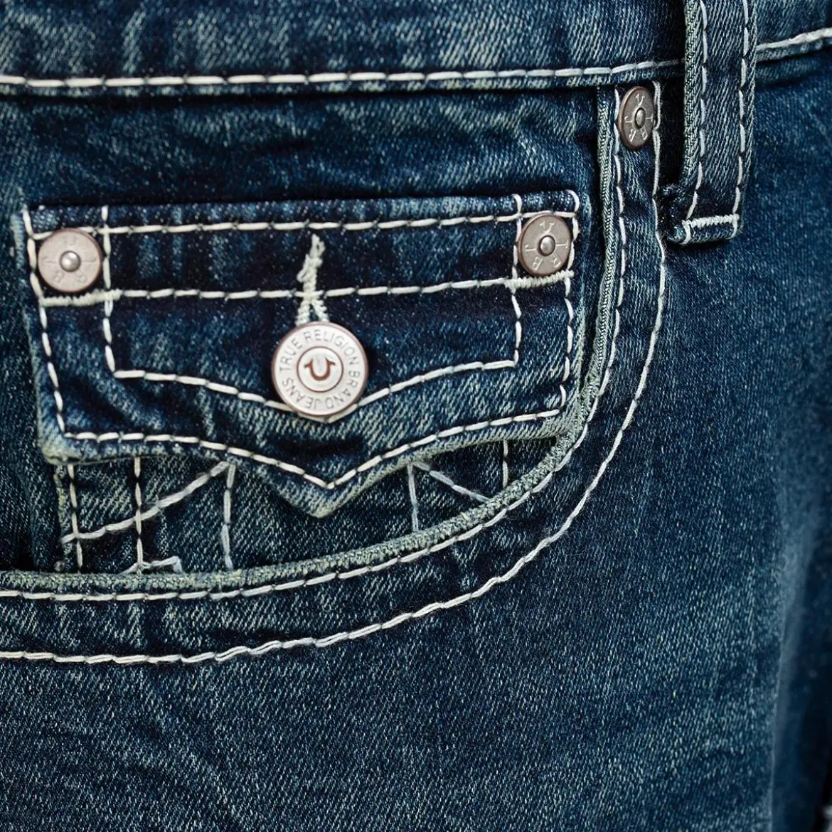 True Religion Jeansshorts VINNY hell-blau Jeansshorts