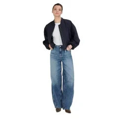 True Religion - Lange Ärmel- Kastenförmiger Schnitt- Verstellb navy Daunenjacke