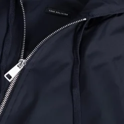 True Religion - Lange Ärmel- Oversize-Schnitt- Balloon-Ärmel- blau Übergangsjacke