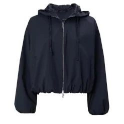 True Religion - Lange Ärmel- Oversize-Schnitt- Balloon-Ärmel- blau Übergangsjacke