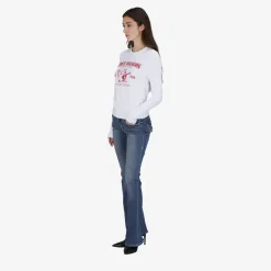 True Religion Longsleeve weiss Bluse