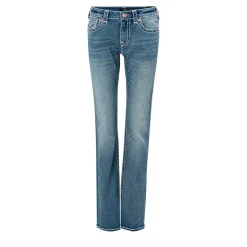 True Religion - Mid Rise- Bootcut-Jeans- Schmale Passform an H blau Bootcut-Jeans