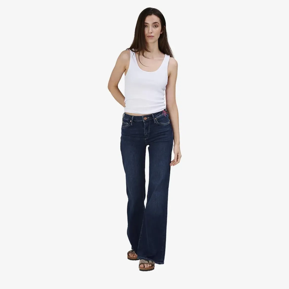 True Religion MIJA FLARED dunkel-blau Jeans