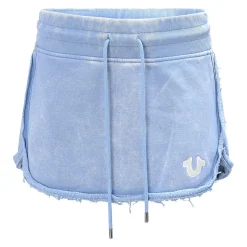 True Religion Mini-Rock VINTAGE WASH hellblau Minirock
