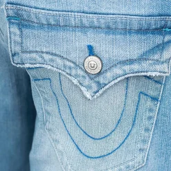 True Religion - Modell: Billy- Länge 34- Bootcut-Passform- Us blau Bootcut-Jeans