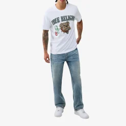 True Religion - Modell: Bobby- Baggy Jeans- Comfort Fit- Farb blau Jeans