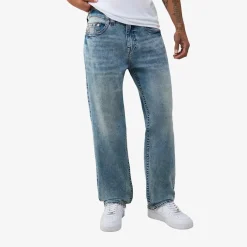 True Religion - Modell: Bobby- Baggy Jeans- Comfort Fit- Farb blau Jeans