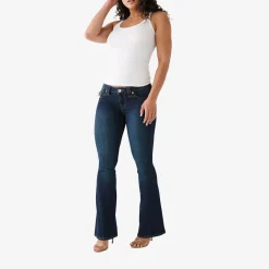True Religion - Modell: Joey- Mid Rise- Mittelhohem Bund- Dez blau Jeans