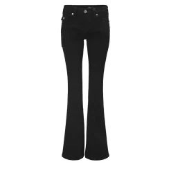 True Religion - Modell: Joey- Mid Rise- Schwarze Jeans- Mitte schwarz Jeans