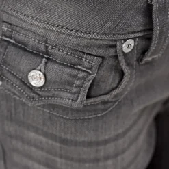 True Religion - Niedriger Bund- Reißverschluss- Verdrehte Inne anthrazit Jeans