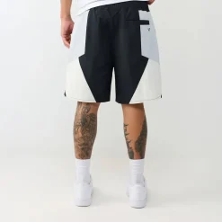 True Religion - Nylon Track-Short- Geometrisches Colorblocking schwarz Shorts